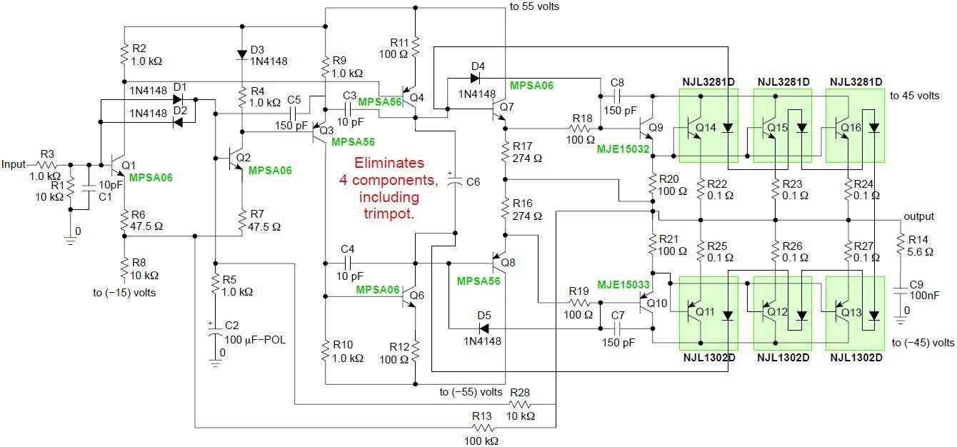 Схема усилителя lme49810